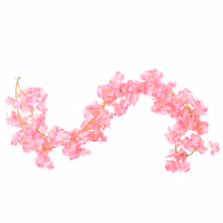 vidaXL Artificial Flower Garlands Fake Flowers Artificial Plants Decor 6 pcs - pink