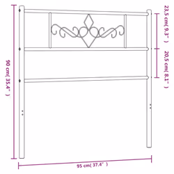 VidaXL 355295 headboard/footboard Black - Additional view 5