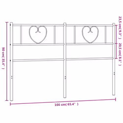 VidaXL 355498 headboard/footboard Black - Additional view 7