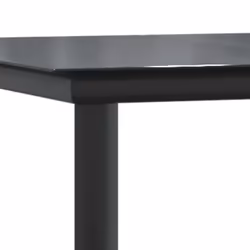 vidaXL Garden Dining Set Outdoor Dining Set 5 Piece Black Steel and Textilene - Additional view 5