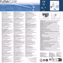 Bestway Swimming Pool Maintenance Kit Pool Skimmer Flowclear Deluxe 58237 - Additional view 10