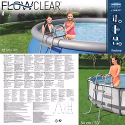 Bestway Swimming Pool Above Ground Swimming Pool Frame Pool Steel Pro Frame - Additional view 5