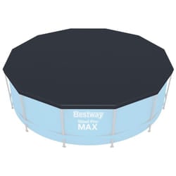 Bestway Pool Cover Above Ground Swimming Pool Cover for Round Pools Flowclear