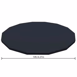 Bestway Pool Cover Above Ground Swimming Pool Cover for Round Pools Flowclear