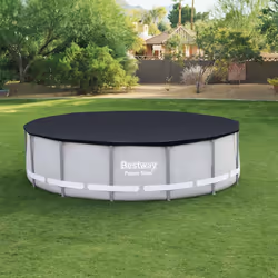 Bestway Pool Cover Above Ground Swimming Pool Cover for Round Pools Flowclear - Additional view 4