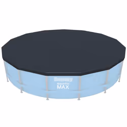 Bestway Pool Cover Above Ground Swimming Pool Cover for Round Pools Flowclear