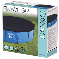 Bestway Pool Cover Above Ground Swimming Pool Cover for Round Pools Flowclear - Additional view 7