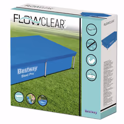 Bestway Pool Cover Above Ground Pool Cover for Rectangular Pools Flowclear - Additional view 2