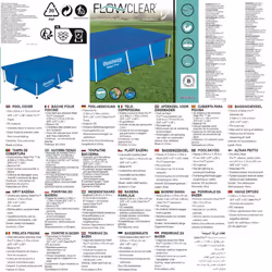 Bestway Pool Cover Above Ground Pool Cover for Rectangular Pools Flowclear - Additional view 7
