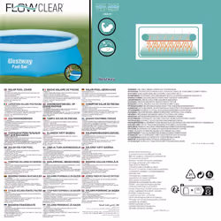 Bestway Solar Pool Cover Above Ground Pool Cover for Round Pools Flowclear - Additional view 8