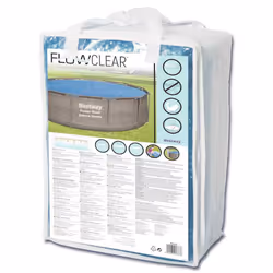 Bestway Solar Pool Cover Above Ground Pool Cover for Round Pools Flowclear - Additional view 8