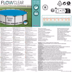 Bestway Solar Pool Cover Above Ground Pool Cover for Round Pools Flowclear - Additional view 10