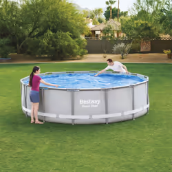 Bestway Solar Pool Cover Above Ground Pool Cover for Round Pools Flowclear