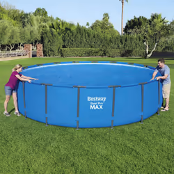Bestway Solar Pool Cover Above Ground Pool Cover for Round Pools Flowclear