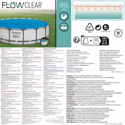 Bestway Solar Pool Cover Above Ground Pool Cover for Round Pools Flowclear - Additional view 8