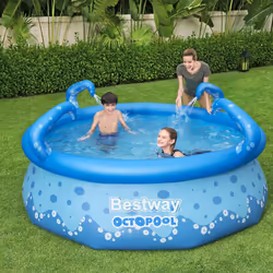 Bestway Swimming Pool Paddling Pool Garden Inflatable Pool Easy Set OctoPool - Additional view 5