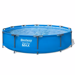 Bestway Swimming Pool Set Above Ground Swimming Pool Set Steel Pro MAX Frame