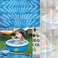Bestway My First Frame Pool Outdoor Above Ground Pool Garden Swimming Pool