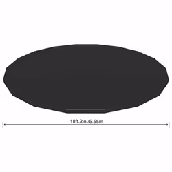 Bestway Flowclear Fast Set Pool Cover Swimming Pool Cover for Round Pools
