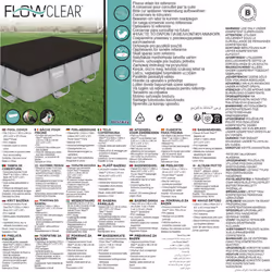 Bestway Flowclear Pool Cover Above Ground Pool Cover for Rectangular Pools - Additional view 4