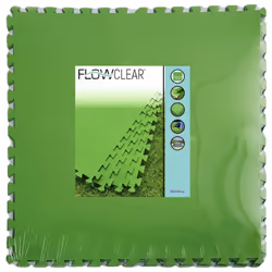 Bestway Flowclear Floor Protectors Pool Ground Cloths Ground Mat 9 pcs Green