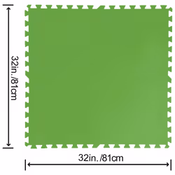 Bestway Flowclear Floor Protectors Pool Ground Cloths Ground Mat 9 pcs Green