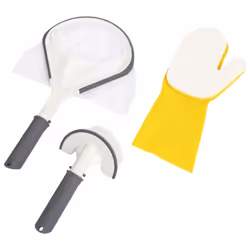 Bestway Lay-Z-Spa All in One Tool Set Pool Spa Scoop Brush Scrubbing Mitt