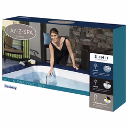 Bestway Lay-Z-Spa All in One Tool Set Pool Spa Scoop Brush Scrubbing Mitt - Additional view 6