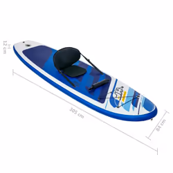 Bestway Inflatable SUP Stand Up Paddle Board Surfboard Hydro-Force Oceana