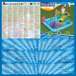Bestway Play Centre Inflatable Swimming Pool with Slide Fantastic Aquarium - Additional view 10