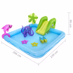 Bestway Play Centre Inflatable Swimming Pool with Slide Fantastic Aquarium - Additional view 3