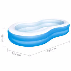 Bestway Family Pool Inflatable Swimming Pool Above Ground Pool Big Lagoon - Additional view 4