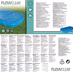 Bestway Pool Cover Swimming Pool Cover Above Ground Pool Protector Flowclear - Additional view 6