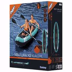 Bestway Hydro-Force Ventura X2 Kayak Inflatable Canoe 2 Person Inflatable Kayak - Additional view 7