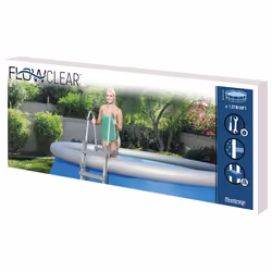 Bestway Flowclear Safety Ladder 4-Step Stair Step Ladder Swimming Pool Ladder - Additional view 4