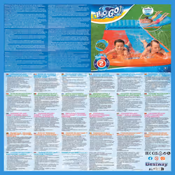 Bestway H2OGO Water Slide Inflatable Pool Slide Tsunami Splash Ramp Double Slide - Additional view 10
