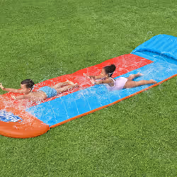 Bestway H2OGO Water Slide Inflatable Pool Slide Tsunami Splash Ramp Double Slide - Additional view 5