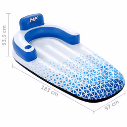 Bestway Floating Lounger Inflatable Pool Float Pool Lounger Hydro-Force Blue