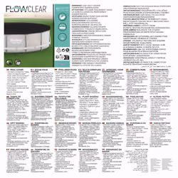 Bestway Pool Cover Above Ground Swimming Pool Cover for Round Pools Flowclear - Additional view 10