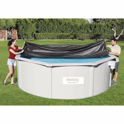Bestway Pool Cover Above Ground Swimming Pool Cover for Round Pools Flowclear - Additional view 6