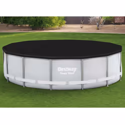 Bestway Pool Cover Above Ground Swimming Pool Cover for Round Pools Flowclear - Additional view 7