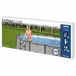 Bestway Flowclear 4-Step Safety Ladder Stair Step Ladder Swimming Pool Ladder - Additional view 8