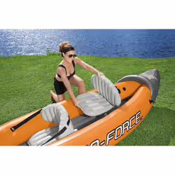Bestway Hydro-Force Inflatable Kayak Set Inflatable Boat Rowing Boat Rapid x2