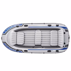 Intex Inflatable Boat Canoe with Oars and Pump Dinghy Excursion 5 Set 68325NP
