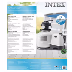 Intex Sand Filter Pump Swimming Pool Filter 10.5 mÂ³/h Krystal Clear 26648GS - Additional view 6