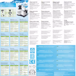 Intex Sand Filter Pump Swimming Pool Filter 10.5 mÂ³/h Krystal Clear 26648GS - Additional view 7
