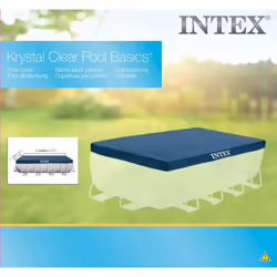 Intex Pool Cover Swimming Pool Protector Pool Safety Cover Rectangular 28037