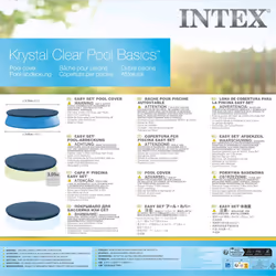 Intex Pool Cover Swimming Pool Cover Pool Protector Safety Cover Round 28021