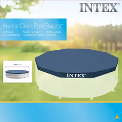 Intex Pool Cover Swimming Pool Cover Pool Protector Safety Cover Round 28031