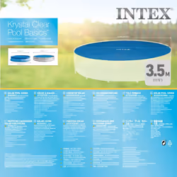 Intex Solar Pool Cover Swimming Pool Protector Pool Safety Cover Round 29022 - Additional view 5